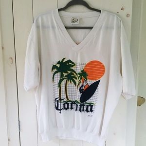 Corona Jersey Cozumel Vintage Jersey beach T shirt